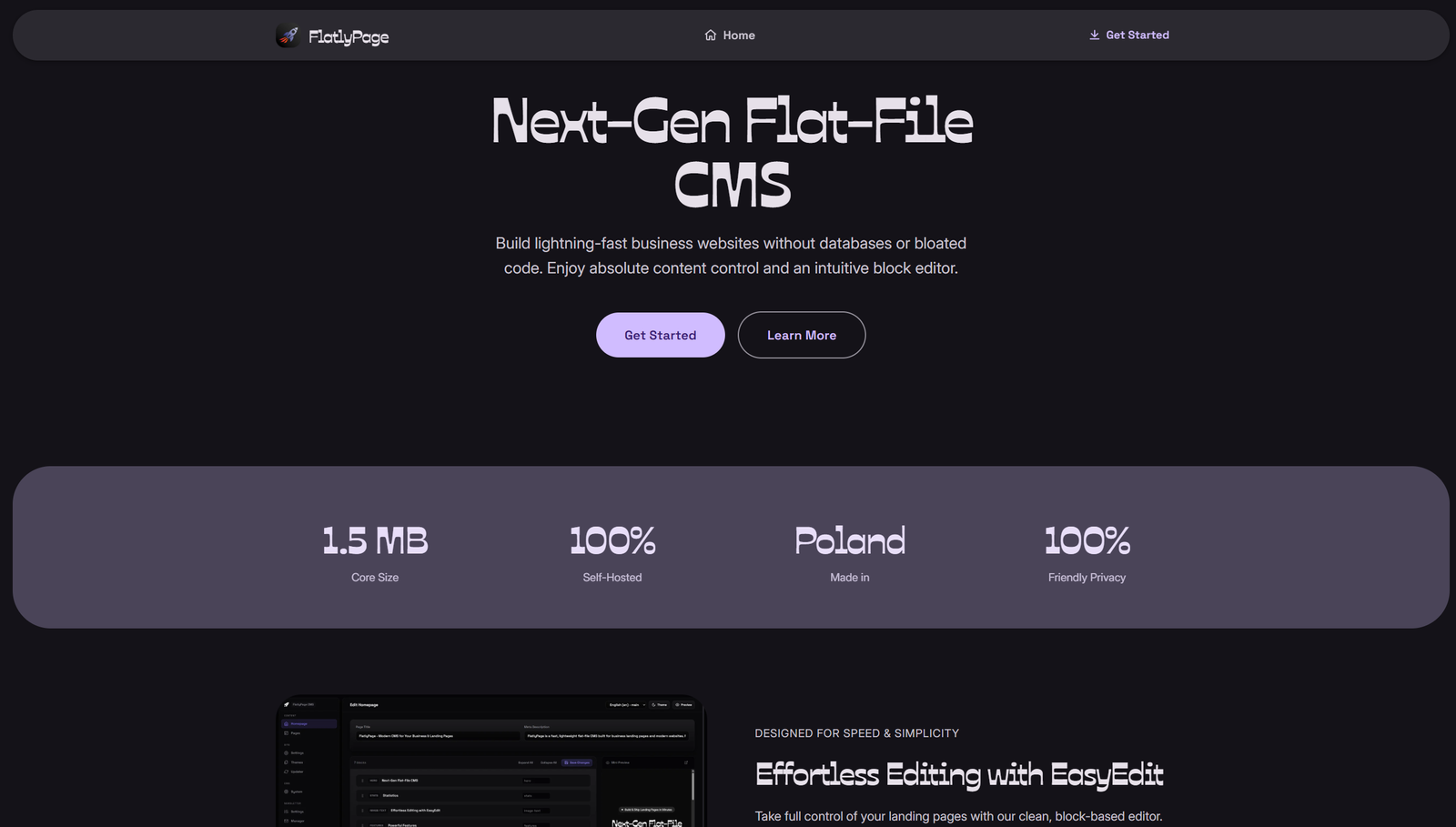 FlatlyPage with Theme